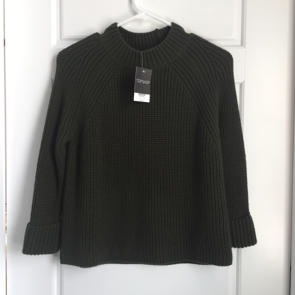 TOPSHOP 3/4 SLEEVE SWEATER